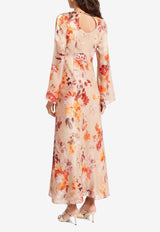 Aje Floral Print Maxi Dress 24AW5110FLORAL