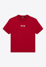 Jacquemus Logo Patch Crewneck T-shirt Red 24E241JS1332031/P_JACQM-480