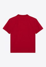 Jacquemus Logo Patch Crewneck T-shirt Red 24E241JS1332031/P_JACQM-480