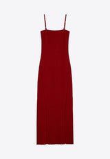 Jacquemus La Robe Sierra Bretelles Midi Dress Red 24E241KN3582355/P_JACQM-480