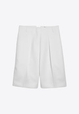 Jacquemus High-Waist Bermuda Shorts 24E241PA0811526/O_JACQM-100 White