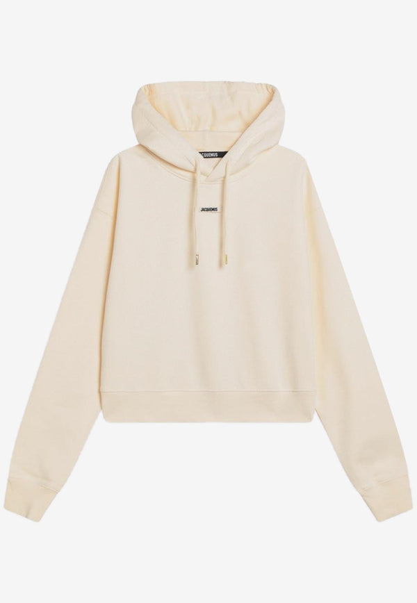 Jacquemus Gros Grain Hooded Sweatshirt Cream 24EHOW00247AJ00109/R_JACQM-130