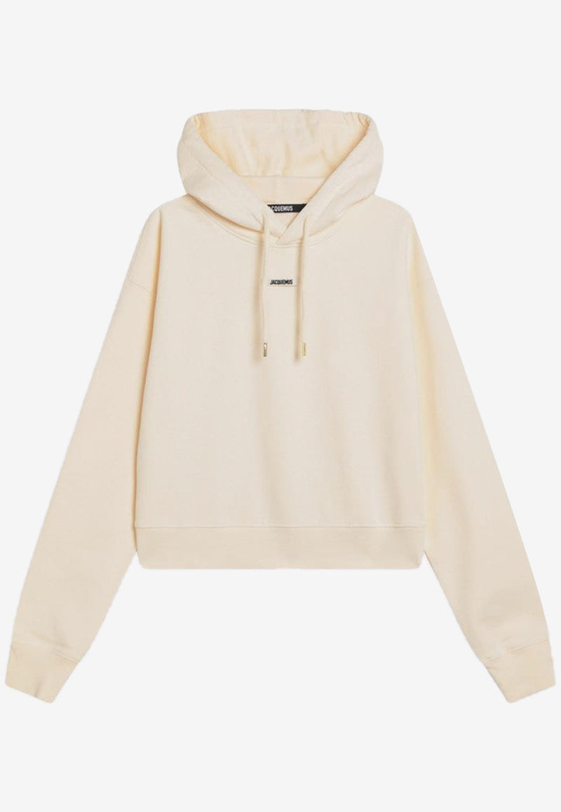 Jacquemus Gros Grain Hooded Sweatshirt Cream 24EHOW00247AJ00109/R_JACQM-130