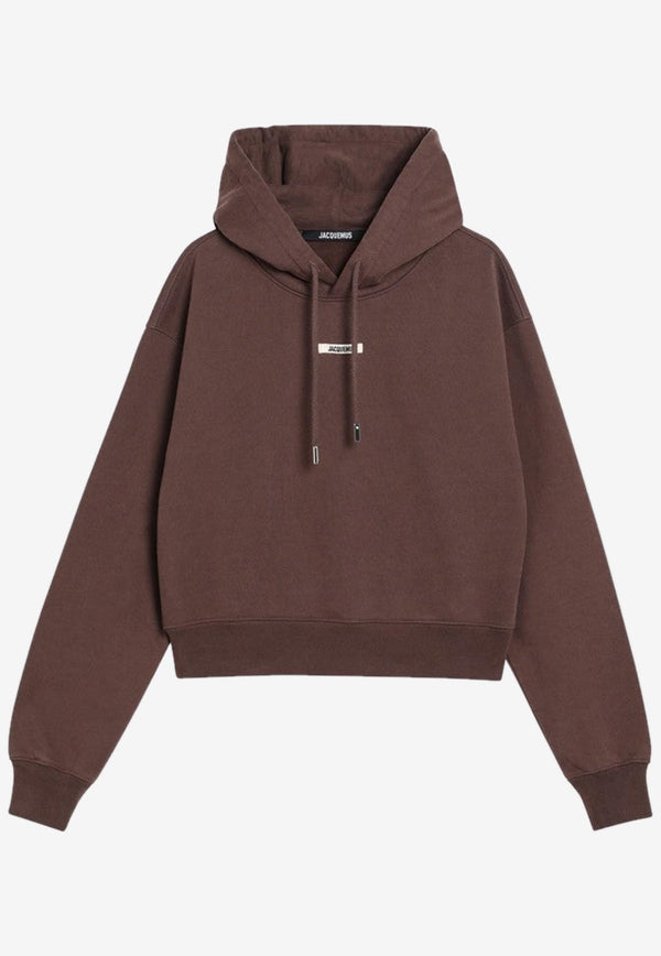 Jacquemus Gros Grain Hooded Sweatshirt Brown 24EHOW00247AJ00109/R_JACQM-880