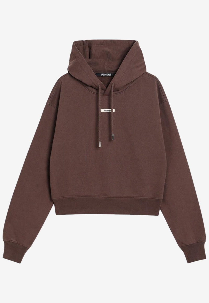Jacquemus Gros Grain Hooded Sweatshirt Brown 24EHOW00247AJ00109/R_JACQM-880