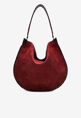 Isabel Marant Oskan Suede Hobo Bag Red 24EPP0200FBB2C06M/Q_ISAMA-86BY