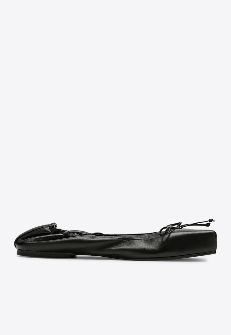 Jacquemus Le Ballet Square Ballet Flats Black 24H243FO1573073/P_JACQM-990