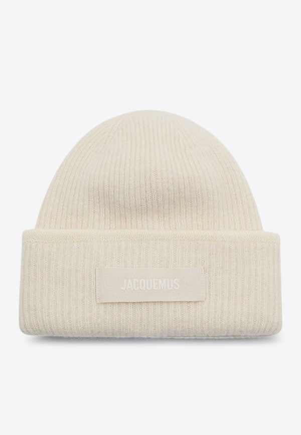 Jacquemus Le Bonnet in Wool Blend White 24H246AC6665217/P_JACQM-110