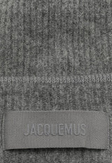 Jacquemus Le Bonnet in Wool Blend Gray 24H246AC6665217/P_JACQM-970