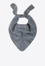 Jacquemus Gros Grain Logo Wool-Blend Scarf Gray 24HACU00669AK00227/R_JACQM-970