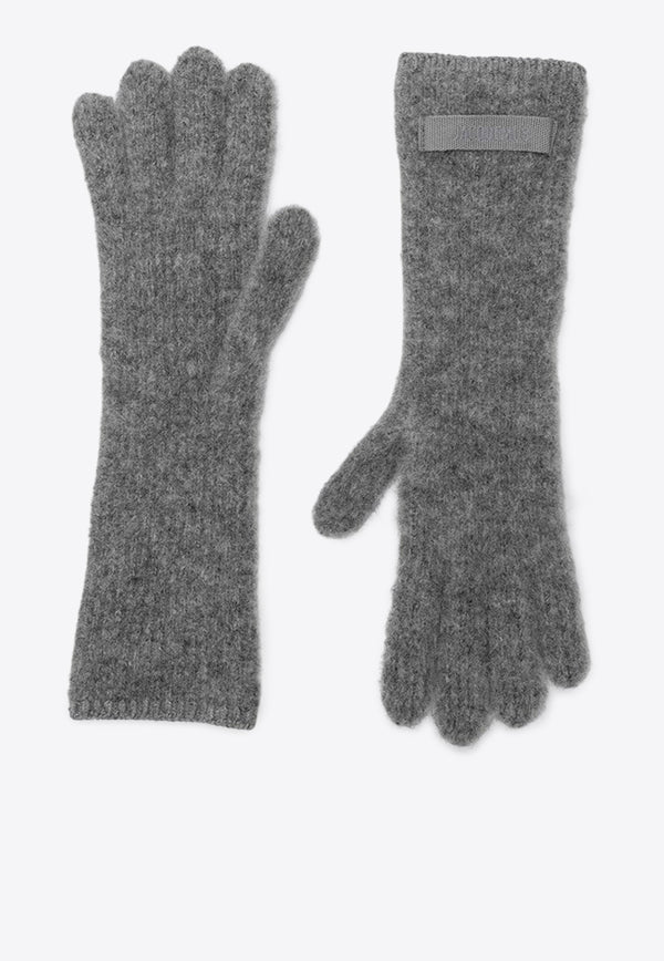 Jacquemus Gros Grain Alpaca Gloves Gray 24HACU0066DAK00227/R_JACQM-970