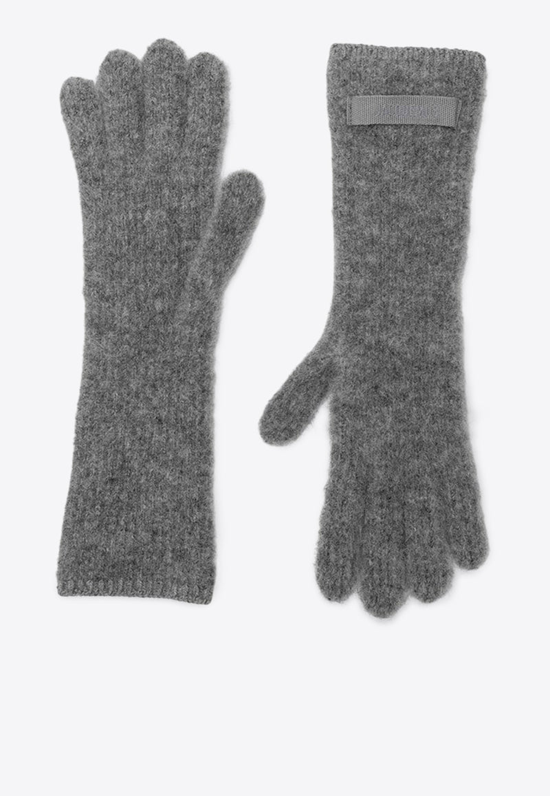 Jacquemus Gros Grain Alpaca Gloves Gray 24HACU0066DAK00227/R_JACQM-970