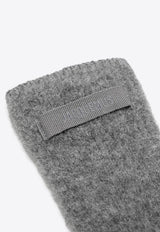 Jacquemus Gros Grain Alpaca Gloves Gray 24HACU0066DAK00227/R_JACQM-970