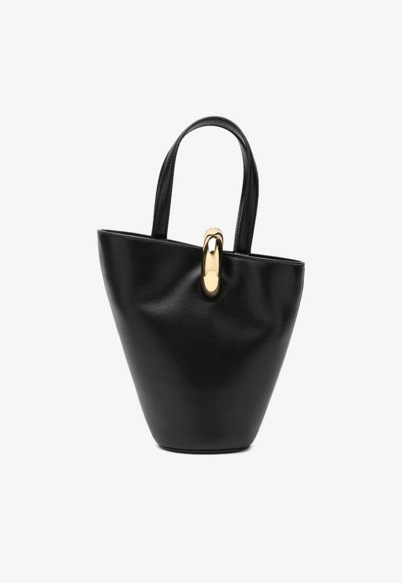 Jacquemus Small Bambola Leather Bucket Bag Black 24HBAW00389AC01C01/R_JACQM-990