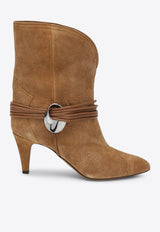 Isabel Marant Dytho 75 Pointed Suede Boots Brown 24HBO0078FBB4A18S/P_ISAMA-50CO