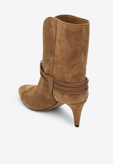 Isabel Marant Dytho 75 Pointed Suede Boots Brown 24HBO0078FBB4A18S/P_ISAMA-50CO