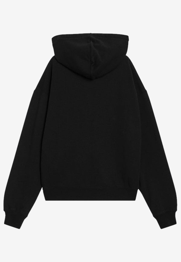 Jacquemus Gros Grain Zip-Up Hooded Sweatshirt Black 24HHOM00257AJ00126/R_JACQM-990