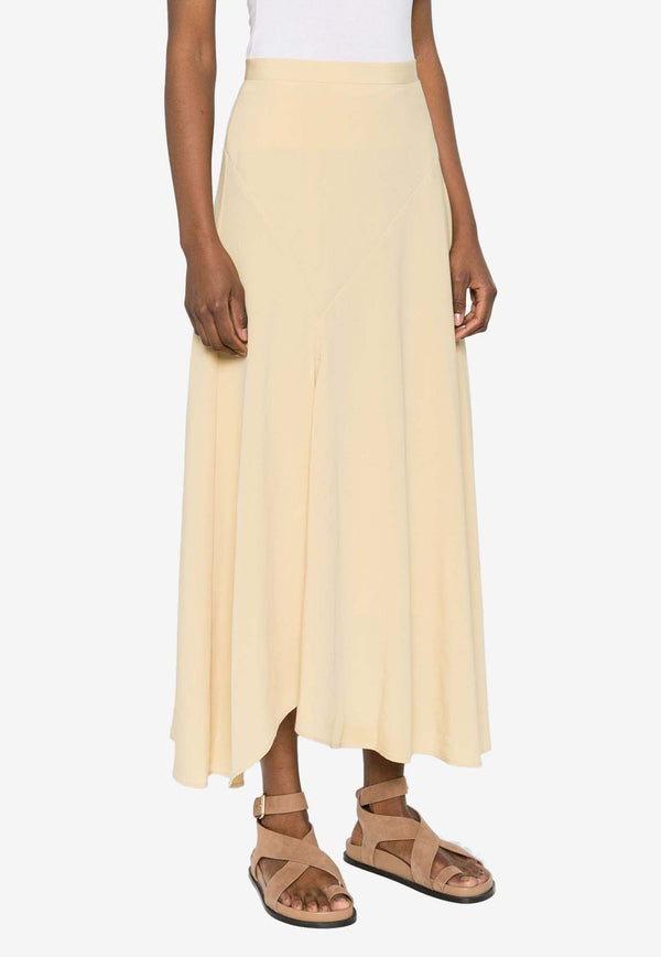 Isabel Marant Sakura Midi Skirt 24PJU0012FA-B1J02IYELLOW