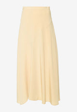 Isabel Marant Sakura Midi Skirt 24PJU0012FA-B1J02IYELLOW