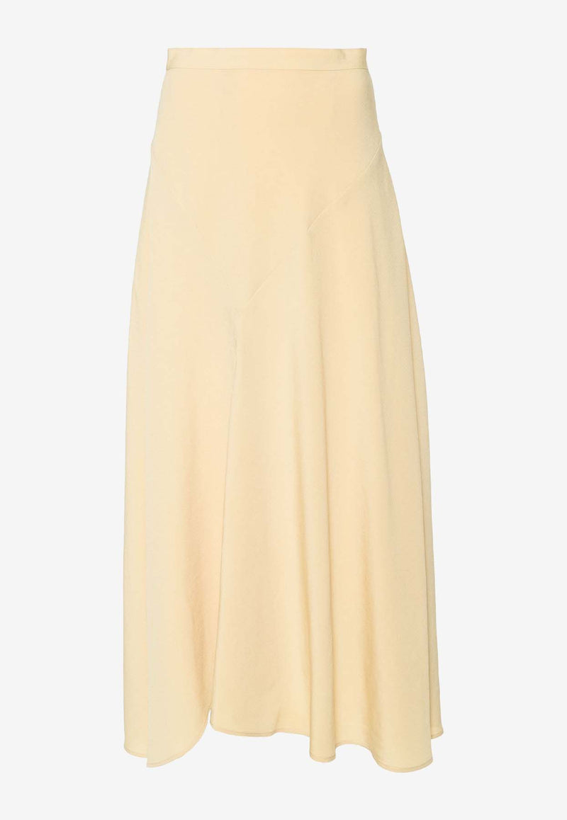 Isabel Marant Sakura Midi Skirt 24PJU0012FA-B1J02IYELLOW