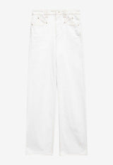 Isabel Marant Lemony High-Rise Jeans 24PPA0052FA-B1H06IWHITE