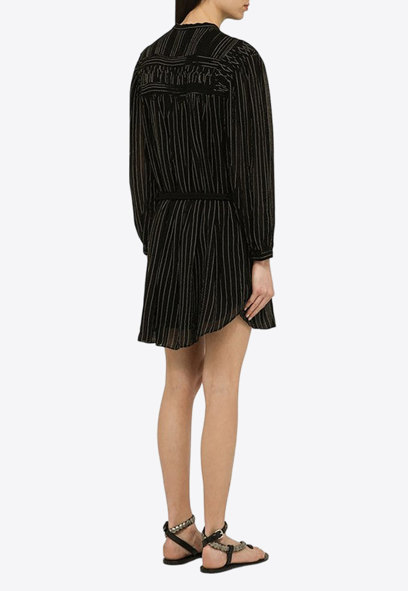Isabel Marant Etoile Striped Mini Shirt Dress 24PRO0337FAB1I04E/O_ISAET-02FK