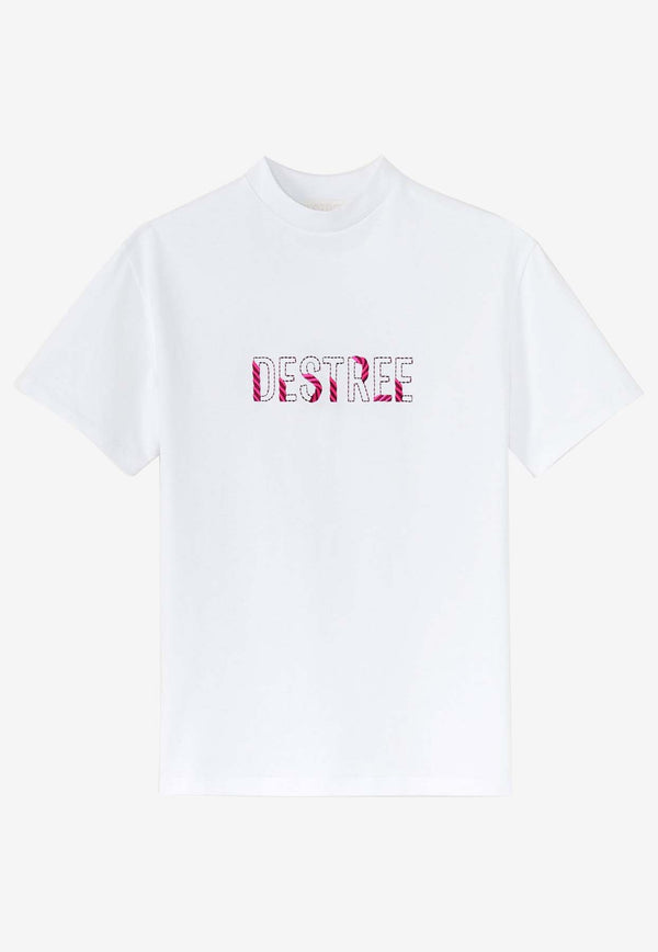 DESTREE Sophie Logo Short-Sleeved T-shirt 24R4TSH08946WHITE MULTI