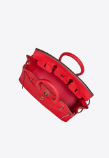Birkin 25 in Rouge de Coeur Togo with Palladium Hardware