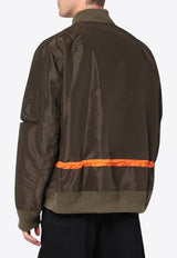 Sacai Zip-Up Twill Jacket  Green 25-03785MNY_SACAI-531