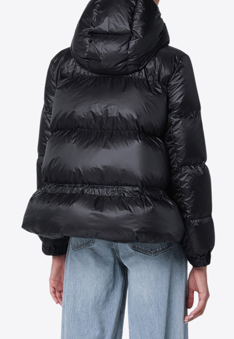 Sacai Drawstring Down Jacket Black 25-08072NY/R_SACAI-001