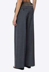 Sacai Pinstripe Tailored Pants Gray 25-08121LE/R_SACAI-342