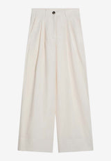 MKDT Studio Wide-Leg Pants Ecru 25-2-089-3022CO/Q_MKDT-EC