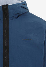 Reversible Logo-Patch Zip-Up Jacket