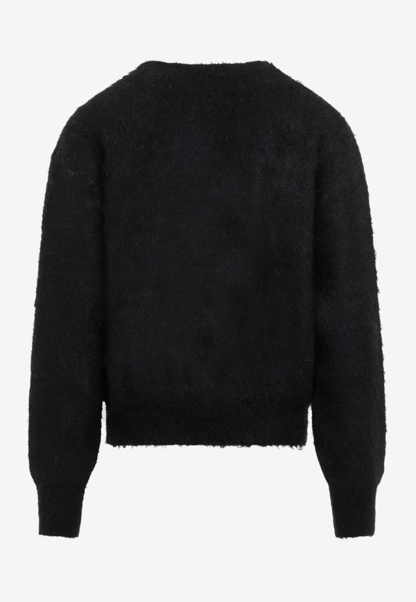 Mohair Blend Crewneck Sweater