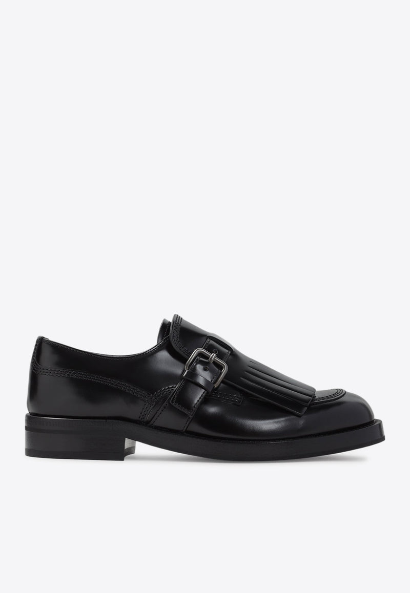 Piper Buckled Leather Loafers