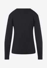 Long-Sleeved Crewneck T-shirt