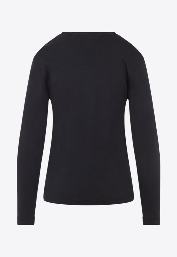 Long-Sleeved Crewneck T-shirt