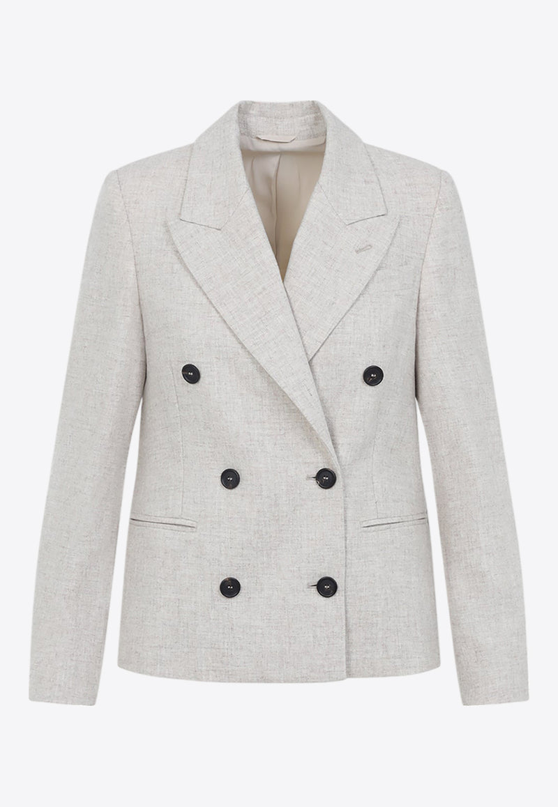 Double Breasted Wool Blazer