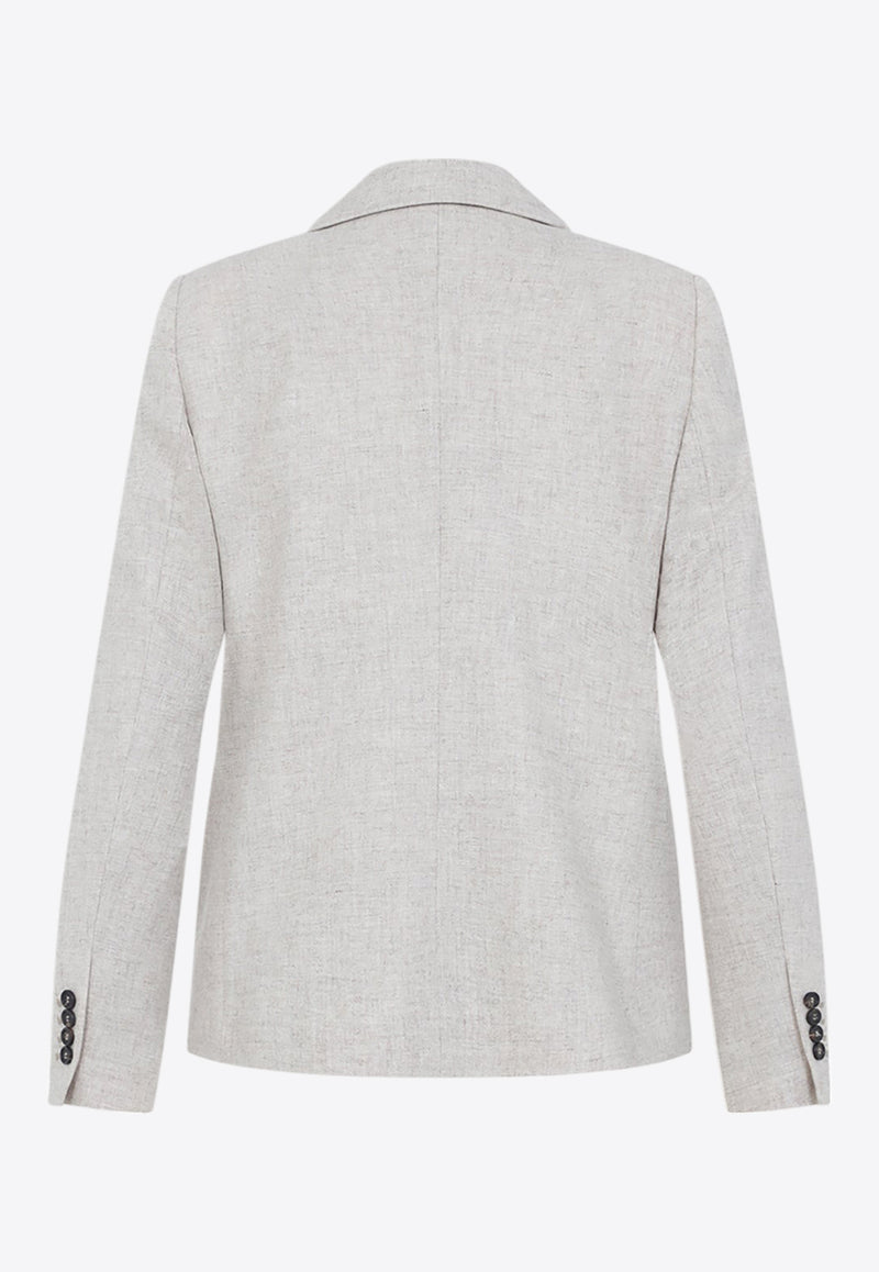 Double Breasted Wool Blazer