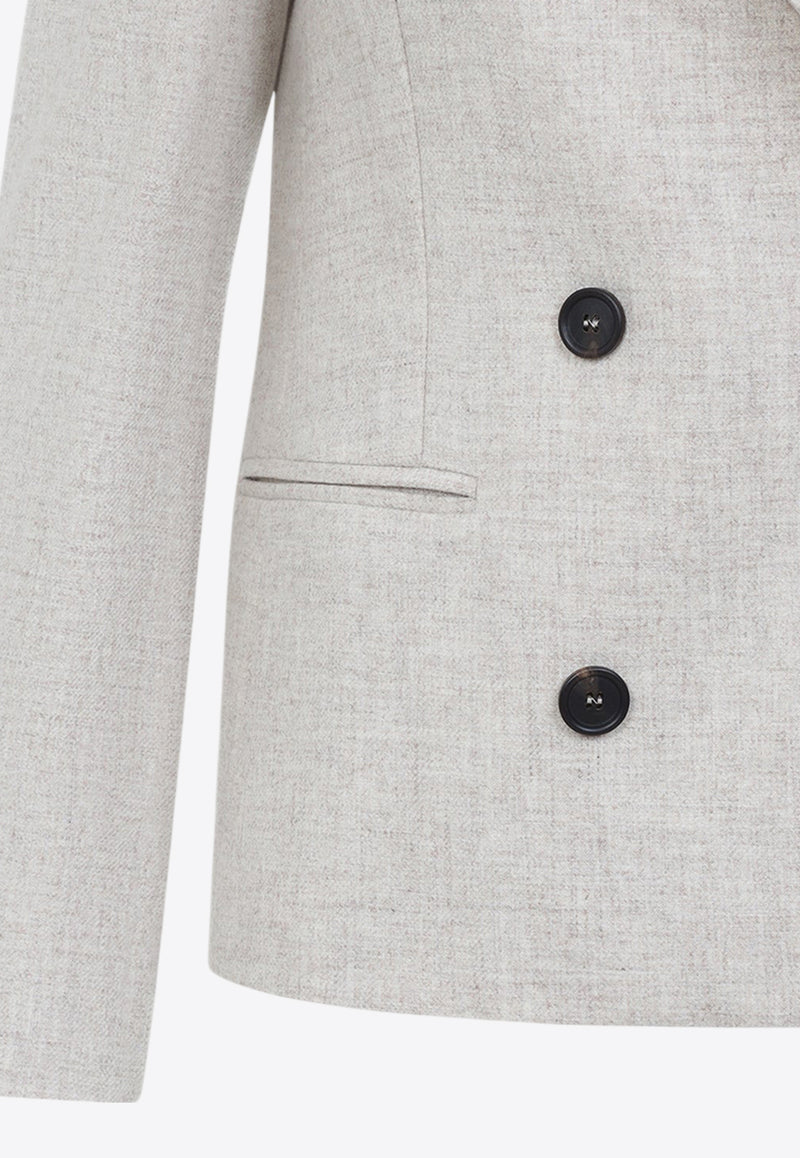 Double Breasted Wool Blazer