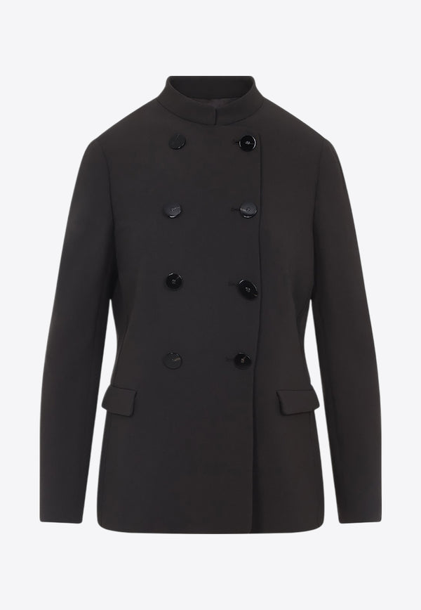 Double-Breasted Virgin Wool Coat