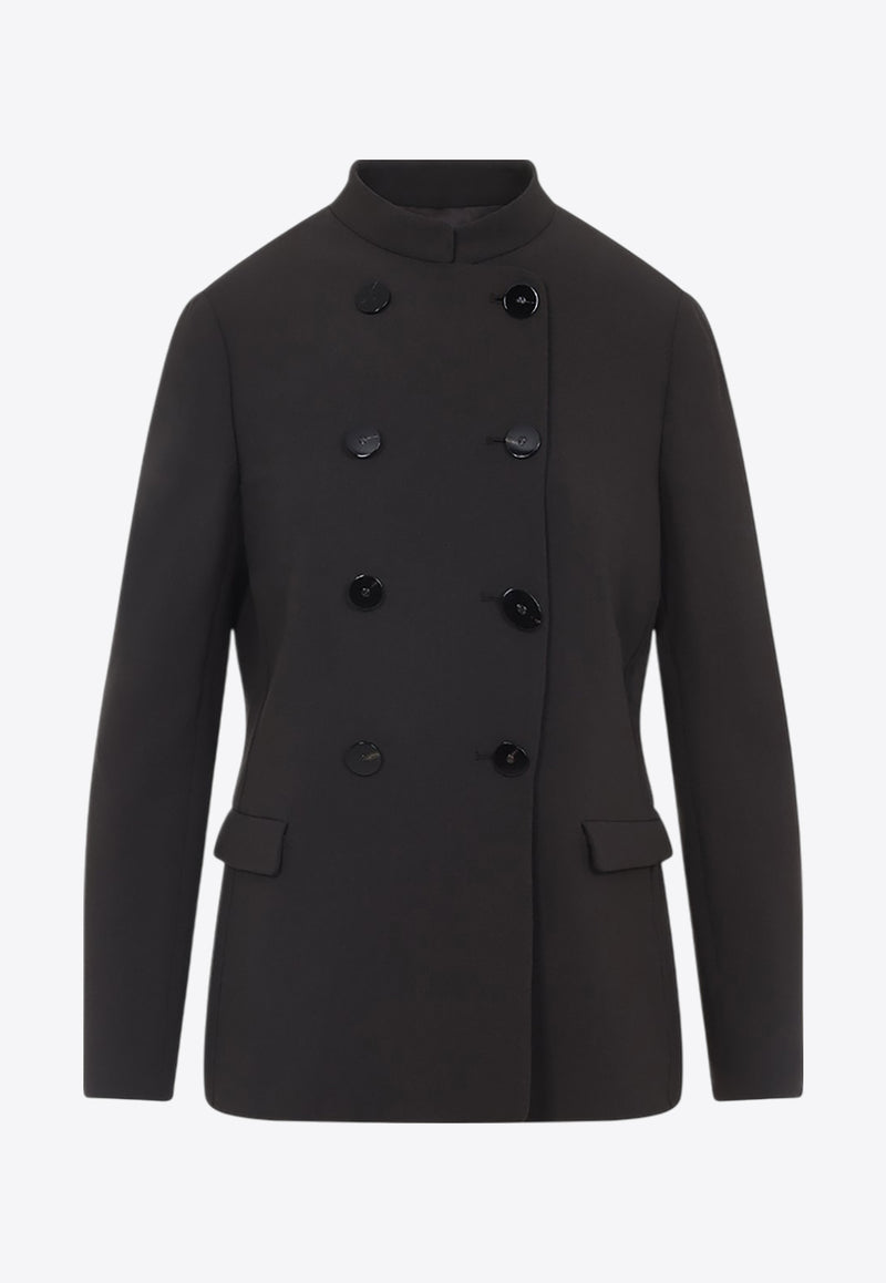 Double-Breasted Virgin Wool Coat