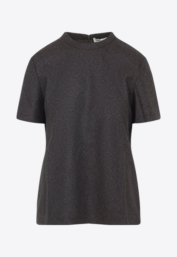 Crewneck Zipped T-shirt