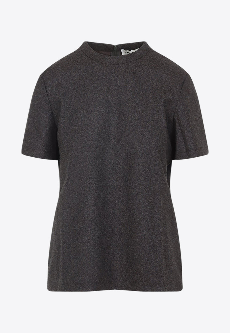 Crewneck Zipped T-shirt