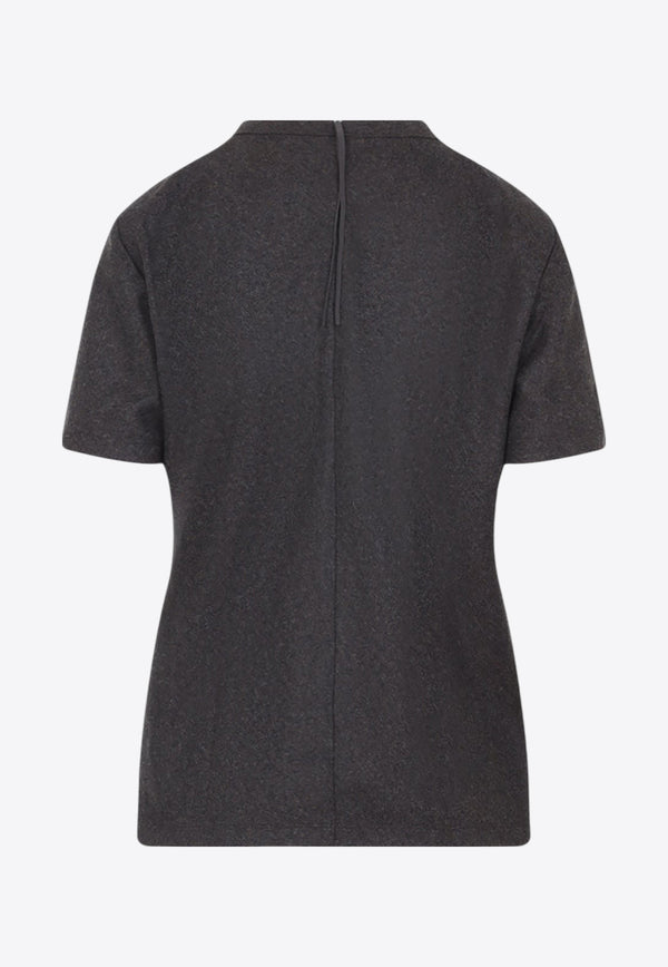 Crewneck Zipped T-shirt