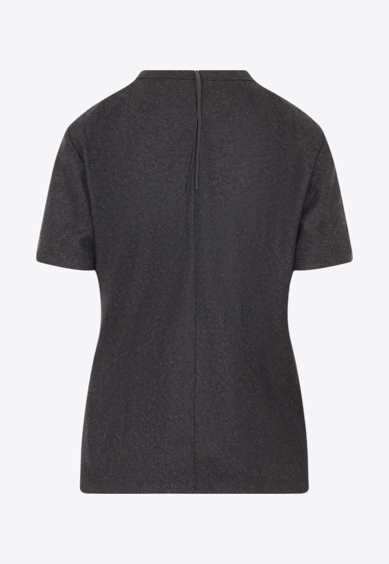 Crewneck Zipped T-shirt