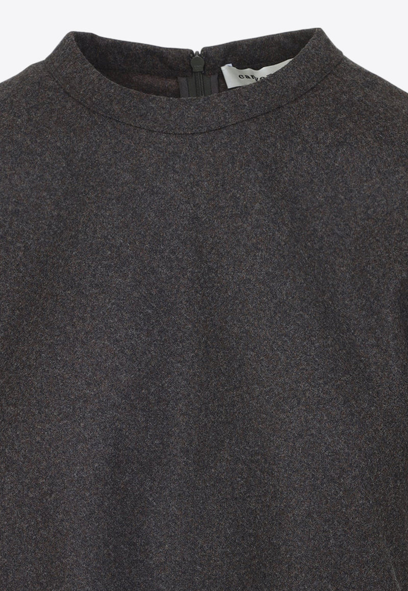 Crewneck Zipped T-shirt