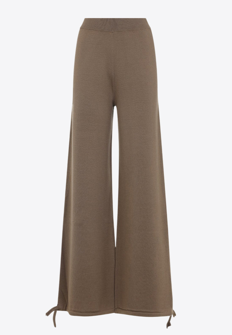 Nigeria Wool Wide-Leg Pants