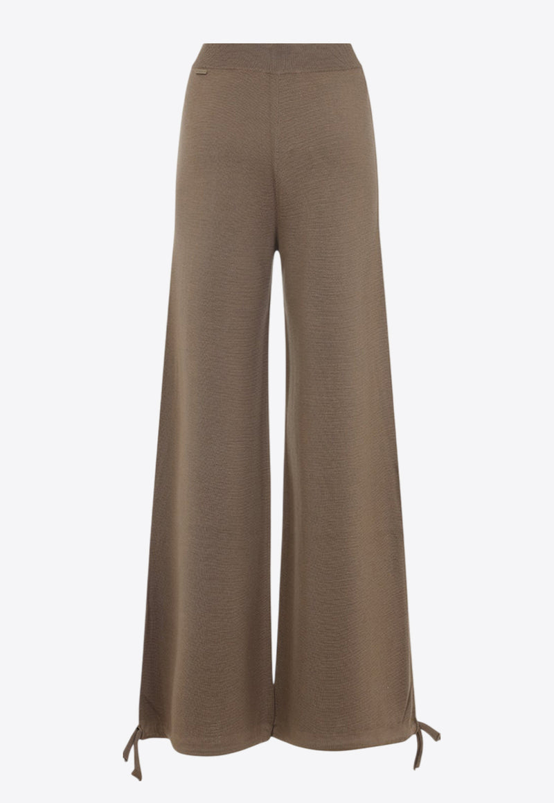 Nigeria Wool Wide-Leg Pants