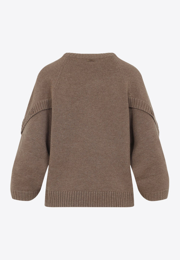 Ampex Button Virgin Wool Sweater